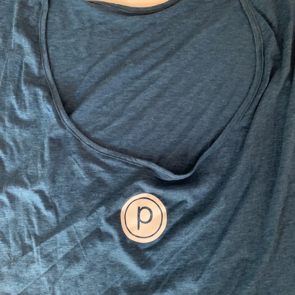 Pure Barre Heather Blue Pony Tee [Size Large] - Picture 4 of 4